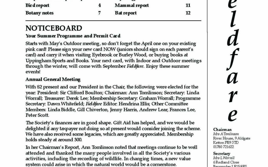 Fieldfare March 2009