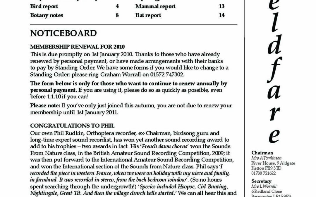 Fieldfare November 2009