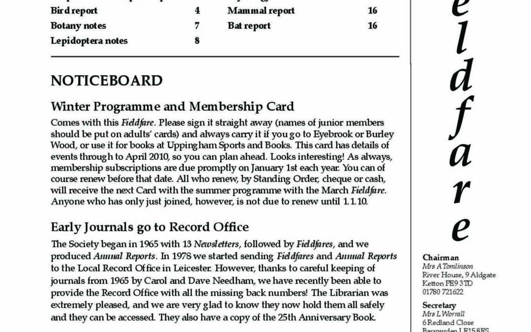 Fieldfare September 2009