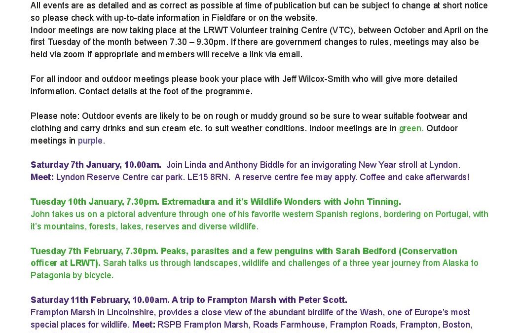 2023 Annual Programme