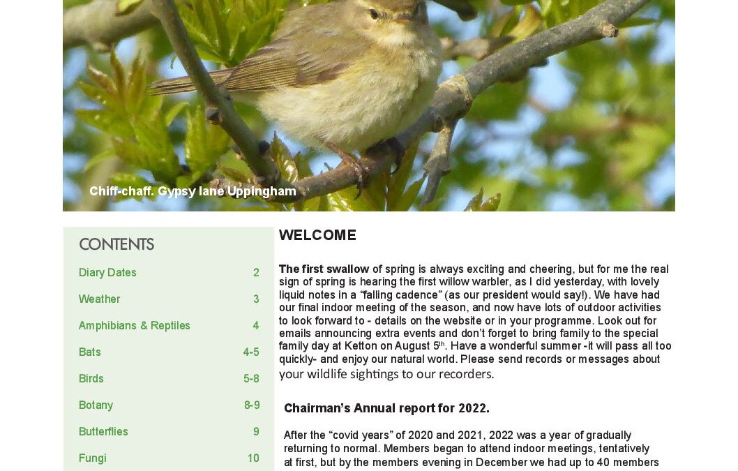 Fieldfare April 2023