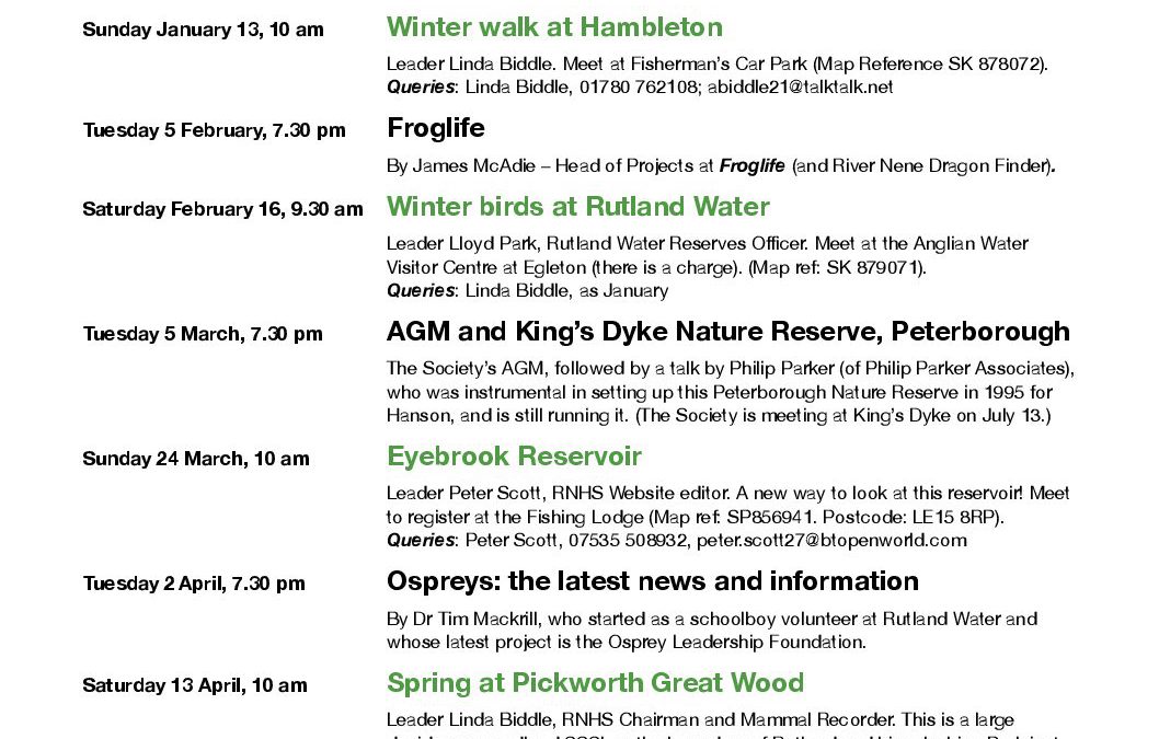 2019 Programme