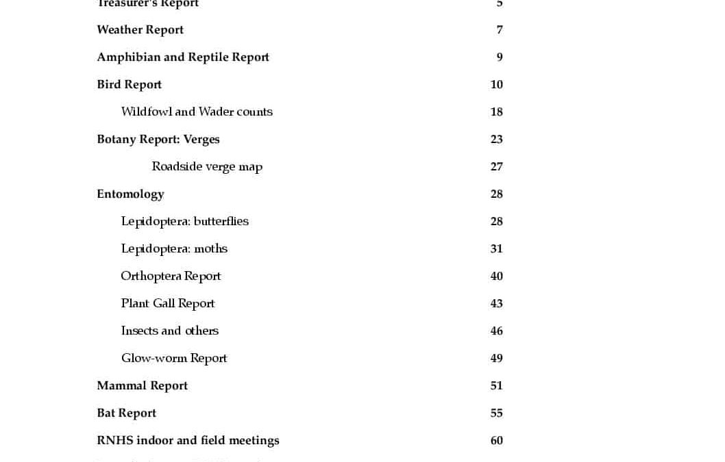 2013 RNHS Annual Report